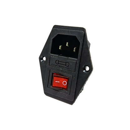 C14 AC POWER CONNECTOR WITH SWITCH & FUSE