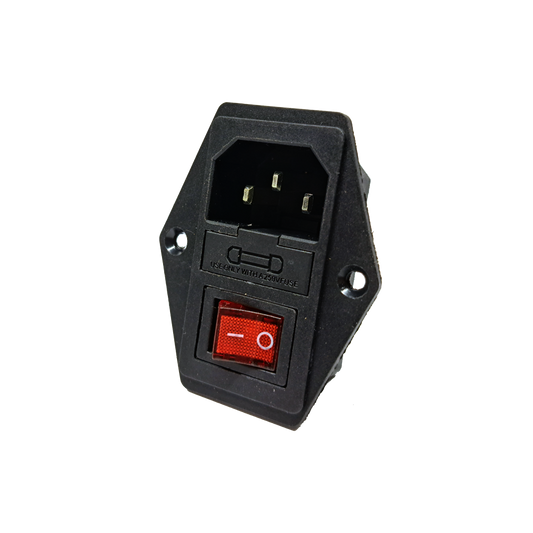 C14 AC POWER CONNECTOR WITH SWITCH & FUSE