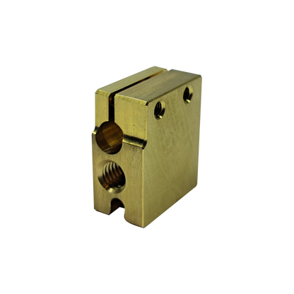 E3D V6 SOLID BRASS VOLCANO HEATER BLOCK