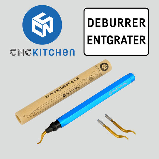 Deburrer with 3 titanium coated blades