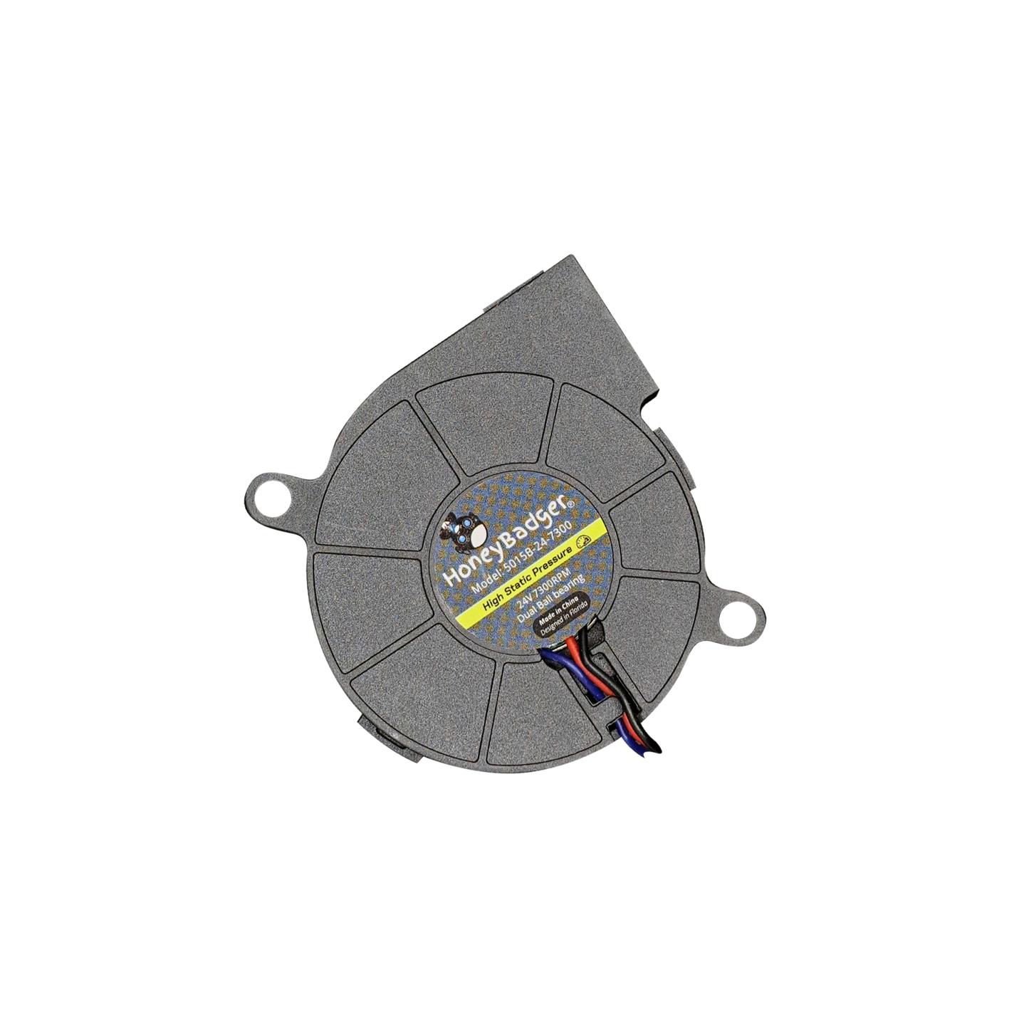 5015 BLOWER FAN by HONEYBADGER - 7300 RPM 24v (3 wire PWM for nevermore)