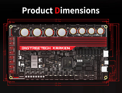 BTT KRAKEN - HIGH CURRENT - 8 AXIS MOTHERBOARD