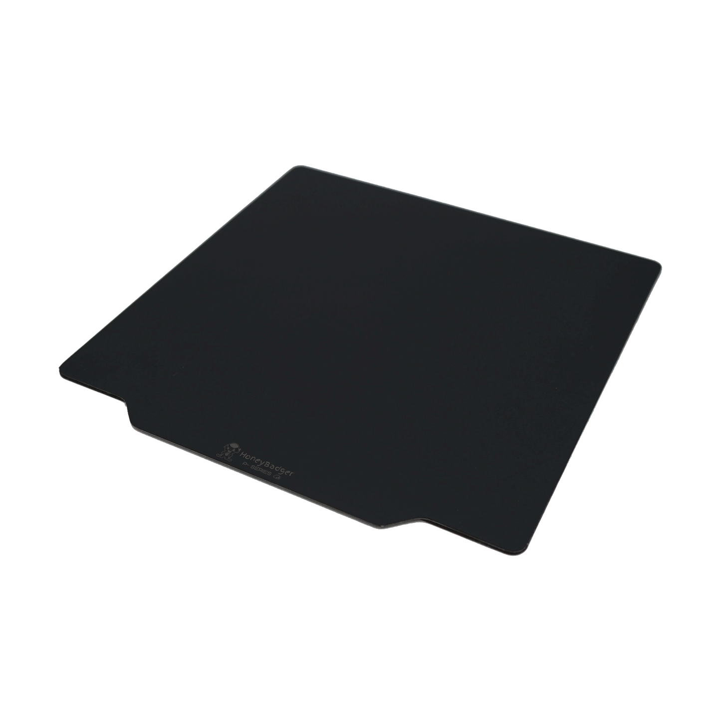 355x355 HoneyBadger P-Series Smooth Black PEI Flex Plate