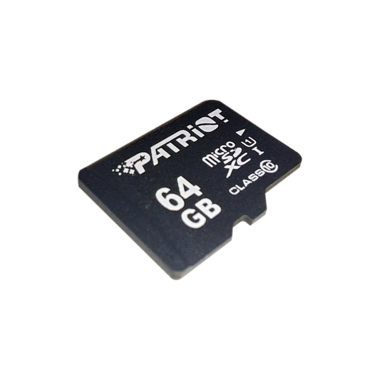 64GB PATRIOT CLASS 10 MICRO SD CARD