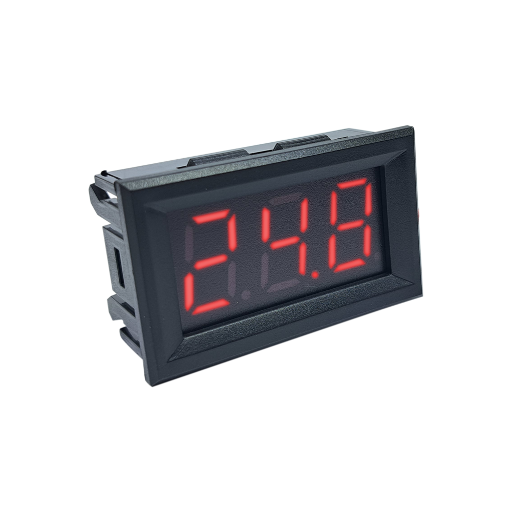 PANEL-MOUNT RED DIGITAL VOLT METER